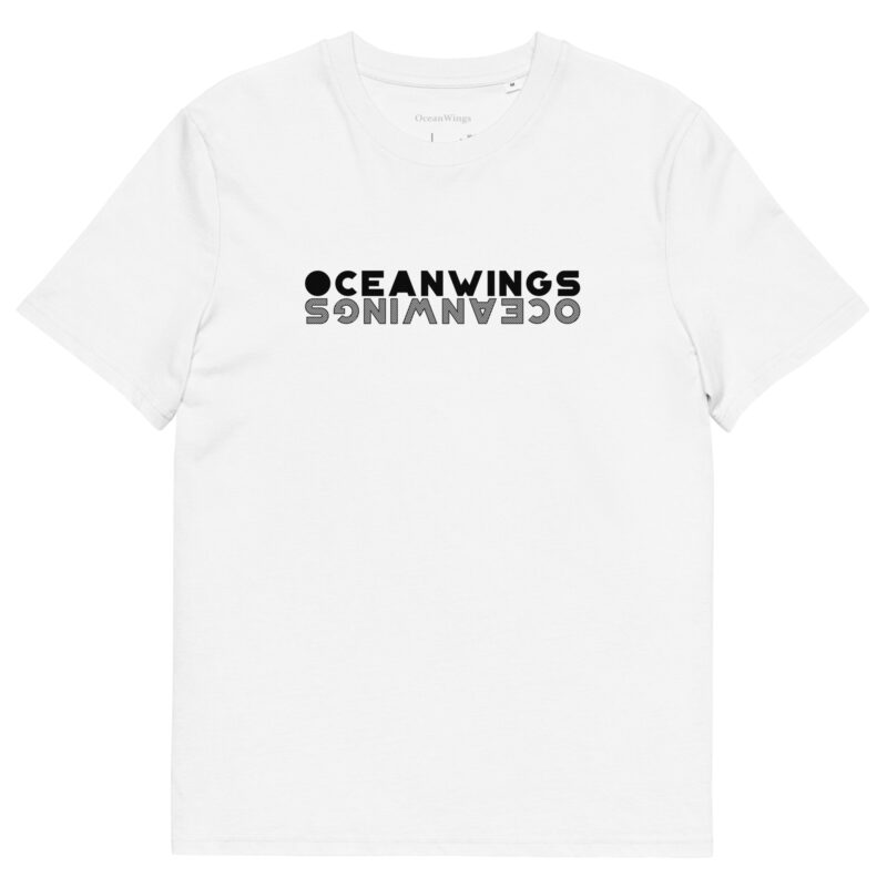 camiseta oceanwings, camiseta orgánica, camiseta respetuosa con el medio ambiente, ropa ecológica, ropa orgánica, ropa respetuosa con el medio ambiente